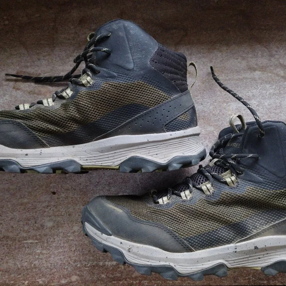 Merrell Waterproof Boots Men's Hiking Boots Size 9.5 - Picture 3 of 9